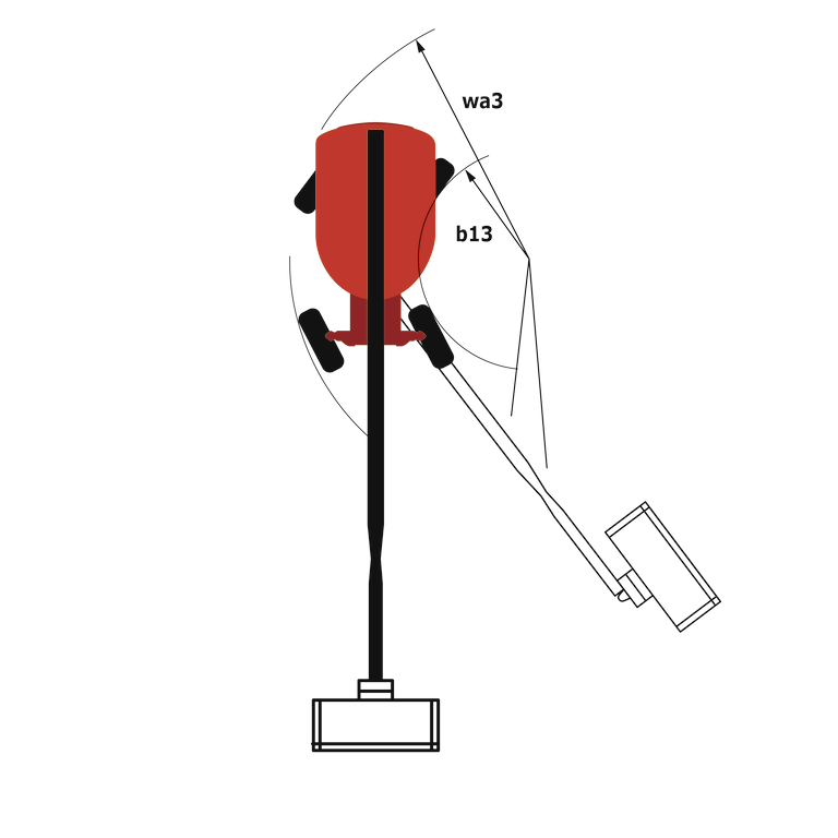 Manitou TJ 65 capacity-at-reach load chart