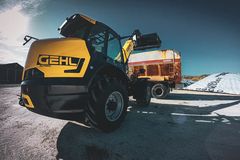 Gehl ALT950 articulated loader working on the job site