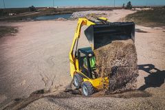 Gehl R105 skid loader working on the job site