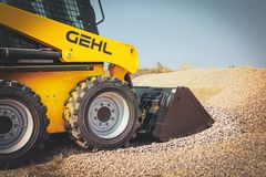 Gehl R135 GEN:2 skid loader working on the job site
