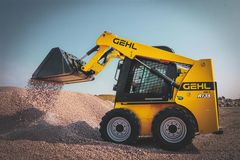 Gehl R135 GEN:2 skid loader working on the job site