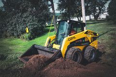 Gehl V330 GEN:2 skid loader working on the job site