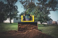 Gehl V330 GEN:2 skid loader working on the job site