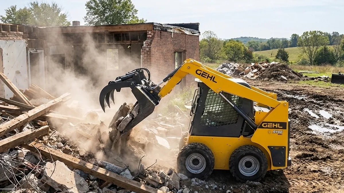 Skid Steer for Demolition: The Compact Equipment Setup That Handles Teardown