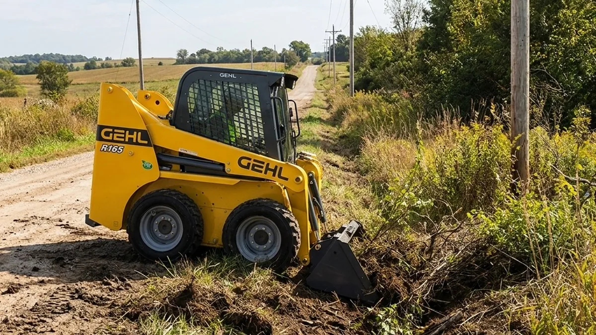Skid Steer for Municipal Use: Equipment for Snow, Right-of-Way, and Water Mains