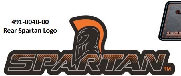 Rear Chassis Decal 491-0040-00