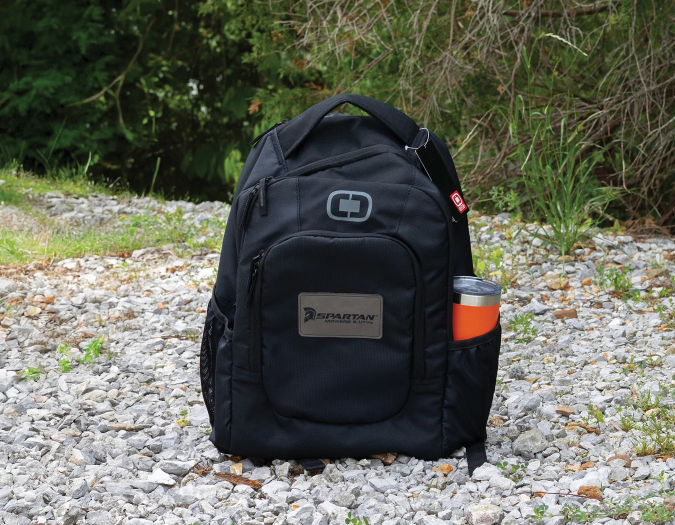 Spartan Leather Patch Backpack