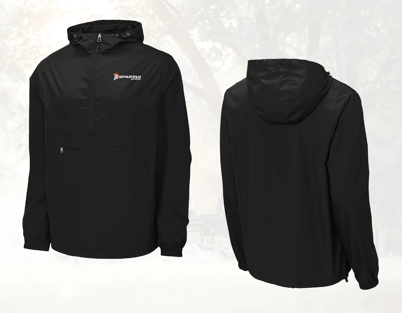 Spartan Packable Anorak - Black